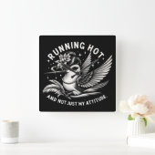 Grappige Menopauze Hot Flash Muur Klok (Huis)