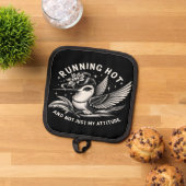 Grappige Menopauze Hot Flash Pothouder Pannenlap (Top down)