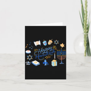 Grappige Menorah Hanukkah 2025 Meowzel Chanukah Jo Kaart