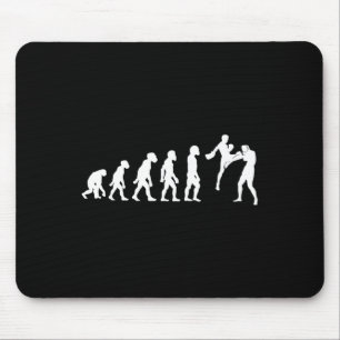 Grappige Mens Muay Thai Evolutie Kickboksen Mma Bo Muismat
