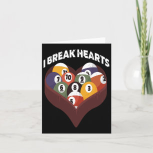 Grappige Menselijke Biljart Evolutie 8 LL Pool Cue Kaart