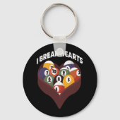 Grappige Menselijke Biljart Evolutie 8 LL Pool Cue Sleutelhanger (Voorkant)