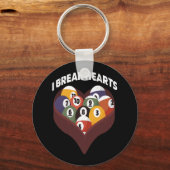 Grappige Menselijke Biljart Evolutie 8 LL Pool Cue Sleutelhanger (Voorkant)