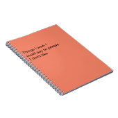 Grappige mensen die ik niet leuk vind notitieboek (Rechterzijde)