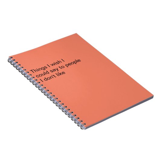 Grappige mensen die ik niet leuk vind notitieboek (Rechterzijde)