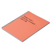 Grappige mensen die ik niet leuk vind notitieboek (Linkerzijde)