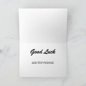 Grappige Mensen Gelukskaart Kaart (Binnen)