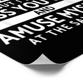 Grappige mensen zeggen dat ik niet kan multitasken poster (Hoek)