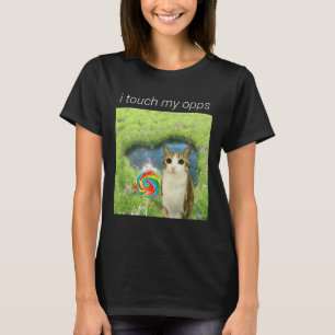 Grappige Meowl Meme, Kat Uil Meme Brainrot Gen Alp T-shirt