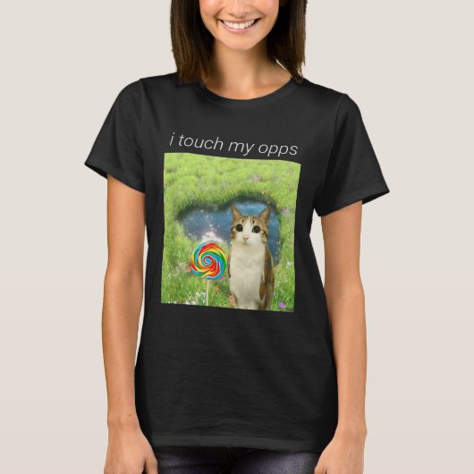 Grappige Meowl Meme, Kat Uil Meme Brainrot Gen Alp T-shirt (Voorkant)