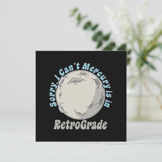 Grappige Mercurius Retrograde (Staand voorkant)