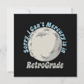 Grappige Mercurius Retrograde (Voorkant)