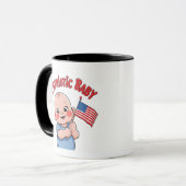 Grappige 'Merica Baby-beker Mok (Voorkant links)