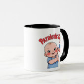 Grappige 'Merica Baby-beker Mok (Voorkant rechts)