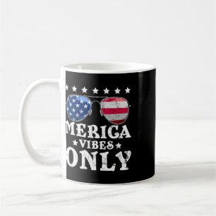 Grappige Merica Sfeer Alleen Amerikaanse Vlag Sung Koffiemok