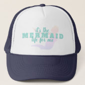 Grappige Mermaid Quote Trucker Hoed Trucker Pet (Voorkant)