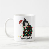 Grappige Merry Catmas Kat Koffiemok (Links)