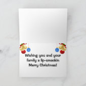 Grappige Merry Christmas Horse Kaart (Binnen)