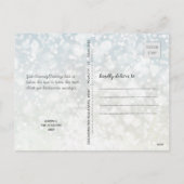 Grappige Merry KISSMOOSE,  Groet Feestdagenkaart (Achterkant)