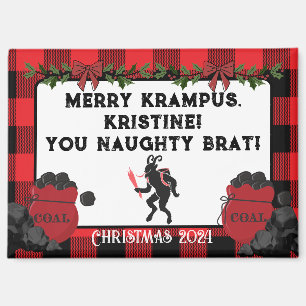 Grappige Merry Krampus Gepersonaliseerde Custom Ch Magneet