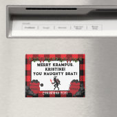 Grappige Merry Krampus Gepersonaliseerde Custom Ch Magneet (Insitu (Vaatwasser))