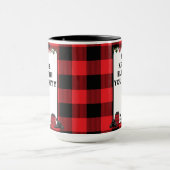 Grappige Merry Krampus Gepersonaliseerde Custom Ch Mok (Midden)