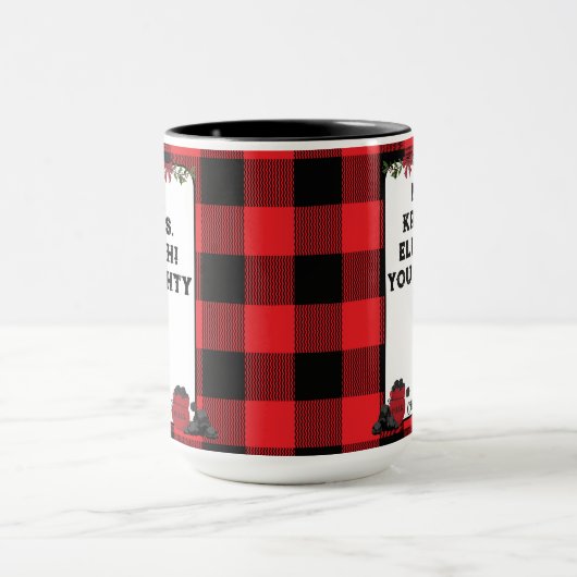 Grappige Merry Krampus Gepersonaliseerde Custom Ch Mok (Midden)