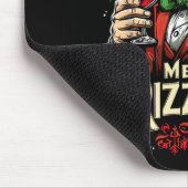 Grappige Merry Rizzmas Kerstman Muismat (Hoek)