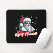 Grappige Merry Rizzmas Rizz Santa Claus Christmas  Muismat (Met muis)