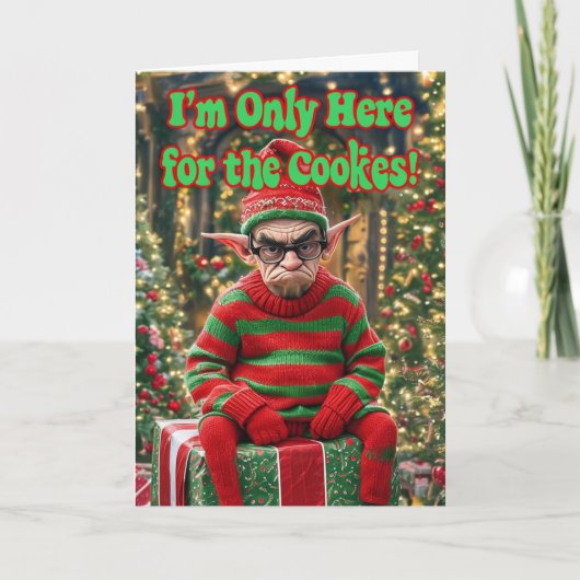 Grappige Merry Xmas Kaart (Voorkant)