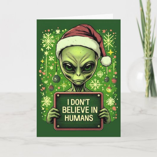 Grappige Merry Xmas Kaart (Voorkant)