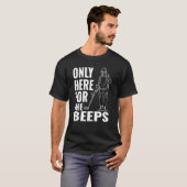 Grappige metaaldetector - detectoren alleen hier v t-shirt (Voorkant volledig)