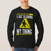 Grappige metaaldetector het ontdekken t-shirt (Voorkant)