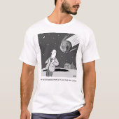 Grappige meteoor die de aarde raakt ramp t-shirt (Voorkant)