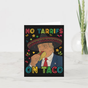Grappige Mexicaanse Cinco de Mayo Trump geen trapp Kaart