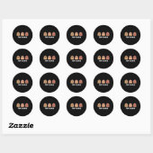 Grappige Mexicaanse Conchas Spooky Ghost Pan Ronde Sticker (Vel)