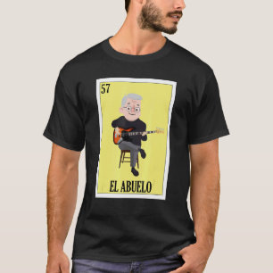 Grappige Mexicaanse gitaar voor opa - El Abuelo T-shirt