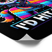 Grappige Mexicaanse partij Pinatas heeft die Cinco Poster (Hoek)