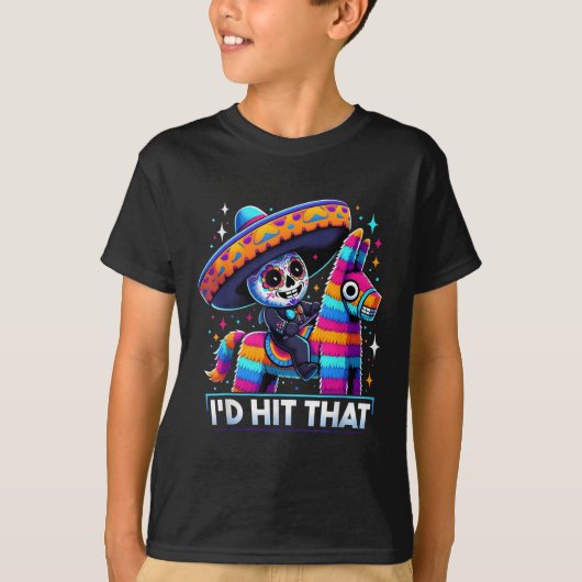 Grappige Mexicaanse partij Pinatas heeft die Cinco T-shirt (Voorkant)
