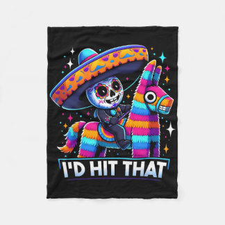 Grappige Mexicaanse partij Pinatas ik zou die Cinc Fleece Deken
