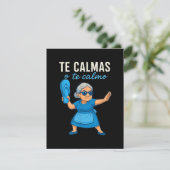 Grappige Mexicaanse Spaanse oma Aankondiging (Staand voorkant)