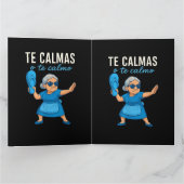 Grappige Mexicaanse Spaanse oma Bedankkaart (Binnen)