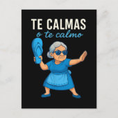 Grappige Mexicaanse Spaanse oma Briefkaart (Voorkant)