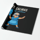 Grappige Mexicaanse Spaanse oma Cadeaupapier (Uitgerold)