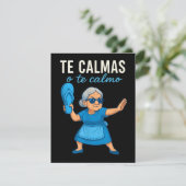 Grappige Mexicaanse Spaanse oma Kaart (Staand voorkant)