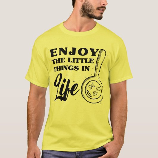 Grappige Microscoop, Microbiologen Biologie Nerd T-shirt (Voorkant)