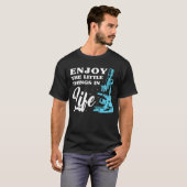 Grappige Microscoop, Microbiologen Biologie Nerd T-shirt (Voorkant volledig)