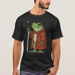Grappige Middeleeuwse Kikkerridder Ik Ben Opgebran T-shirt