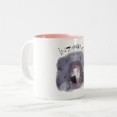 Grappige Midlife Insomnia Zombie Mok (Voorkant links)