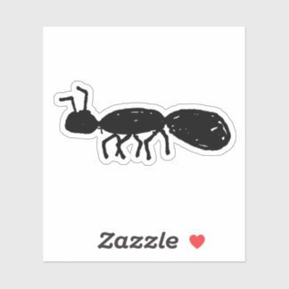 Grappige Mier Sticker - Cadeaubon met Grappige Sch